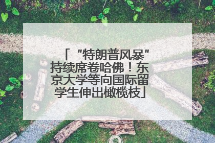 “特朗普风暴”持续席卷哈佛！东京大学等向国际留学生伸出橄榄枝