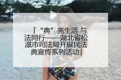 “典”亮生活 与法同行——湖北省松滋市司法局开展民法典宣传系列活动