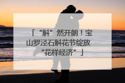 “斛”然开朗！宝山罗泾石斛花节绽放“花样经济”