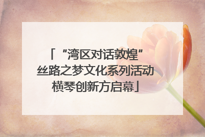 “湾区对话敦煌” 丝路之梦文化系列活动横琴创新方启幕