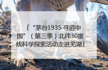 “茅台1935·寻道中国”（第三季）北纬30度线科学探索活动走进芜湖