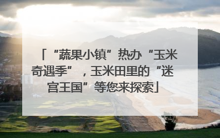“蔬果小镇”热办“玉米奇遇季”，玉米田里的“迷宫王国”等您来探索