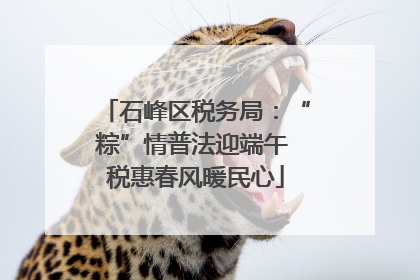 石峰区税务局：“粽”情普法迎端午 税惠春风暖民心