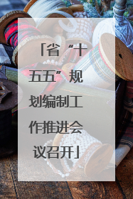 省“十五五”规划编制工作推进会议召开