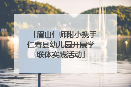 眉山仁师附小携手仁寿县幼儿园开展学联体实践活动
