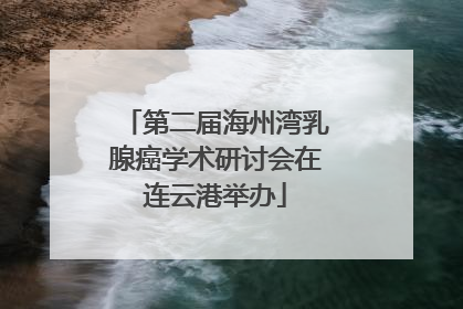 第二届海州湾乳腺癌学术研讨会在连云港举办