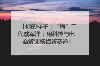 你的样子｜“梅”二代戚军洋：用科技与电商解锁杨梅新赛道