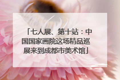 七人展、第十站：中国国家画院这场精品巡展来到成都市美术馆