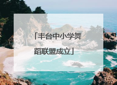 丰台中小学舞蹈联盟成立