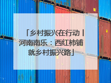 乡村振兴在行动丨河南南乐：西红柿铺就乡村振兴路