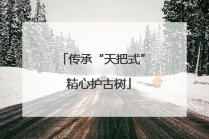传承“天把式” 精心护古树