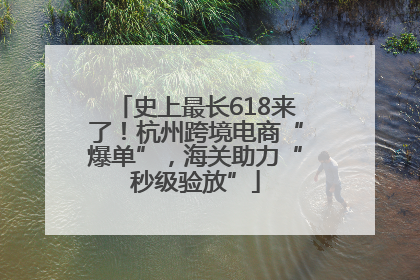 史上最长618来了！杭州跨境电商“爆单”，海关助力“秒级验放”
