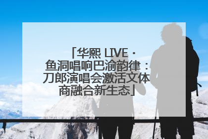 华熙 LIVE・鱼洞唱响巴渝韵律：刀郎演唱会激活文体商融合新生态