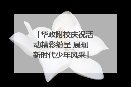 华政附校庆祝活动精彩纷呈 展现新时代少年风采