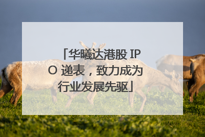 华曦达港股 IPO 递表，致力成为行业发展先驱