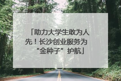 助力大学生敢为人先！长沙创业服务为“金种子”护航