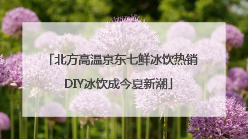 北方高温京东七鲜冰饮热销 DIY冰饮成今夏新潮