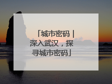 城市密码｜深入武汉，探寻城市密码