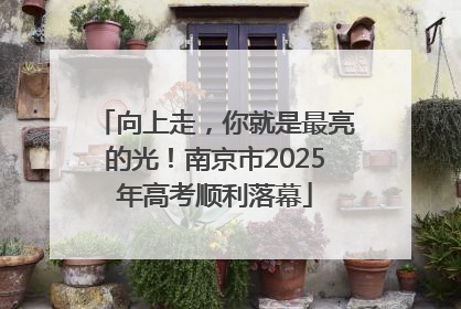 向上走，你就是最亮的光！南京市2025年高考顺利落幕