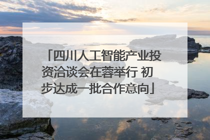 四川人工智能产业投资洽谈会在蓉举行 初步达成一批合作意向