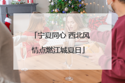 宁夏同心 西北风情点燃江城夏日