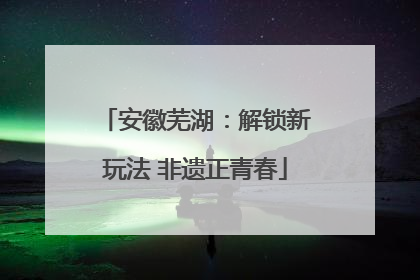 安徽芜湖：解锁新玩法 非遗正青春