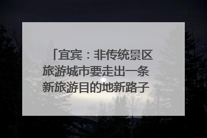 宜宾：非传统景区旅游城市要走出一条新旅游目的地新路子｜话锦绣·说安逸