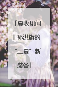 夏收见闻丨孙洪旗的“三夏”新装备