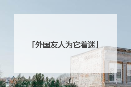 外国友人为它着迷