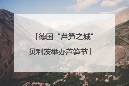 德国“芦笋之城”贝利茨举办芦笋节