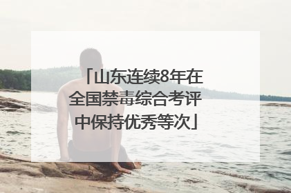 山东连续8年在全国禁毒综合考评中保持优秀等次