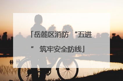 岳麓区消防 “五进” 筑牢安全防线