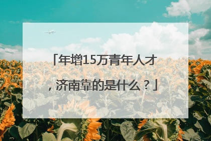 年增15万青年人才，济南靠的是什么？