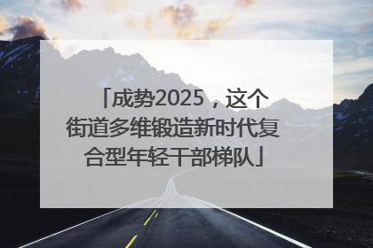 成势2025，这个街道多维锻造新时代复合型年轻干部梯队