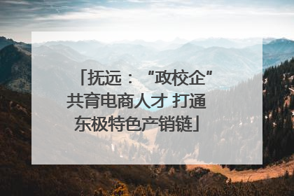 抚远：“政校企”共育电商人才 打通东极特色产销链