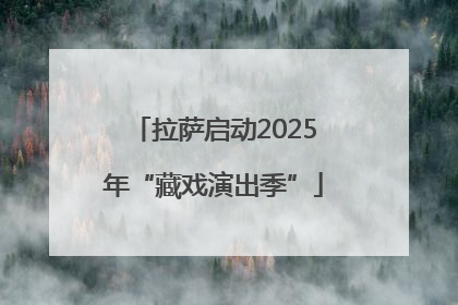 拉萨启动2025年“藏戏演出季”
