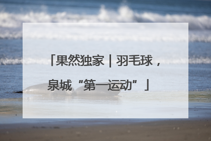 果然独家｜羽毛球，泉城“第一运动”