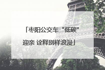 枣阳公交车“低碳”迎亲 诠释别样浪漫