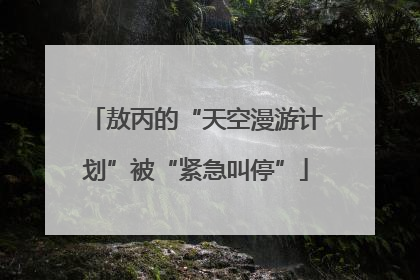 敖丙的“天空漫游计划”被“紧急叫停”