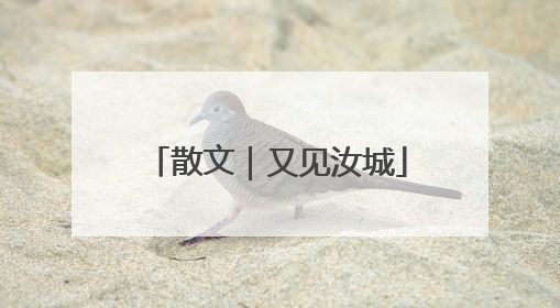 散文｜又见汝城