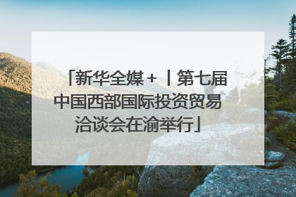 新华全媒＋丨第七届中国西部国际投资贸易洽谈会在渝举行