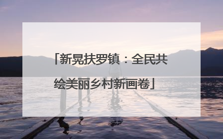 新晃扶罗镇：全民共绘美丽乡村新画卷