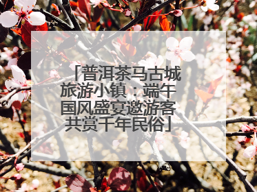 普洱茶马古城旅游小镇：端午国风盛宴邀游客共赏千年民俗