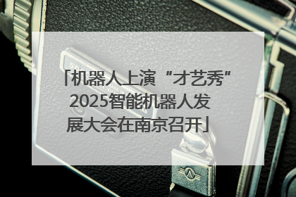 机器人上演“才艺秀” 2025智能机器人发展大会在南京召开
