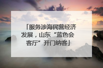 服务涉海民营经济发展，山东“蓝色会客厅”开门纳客