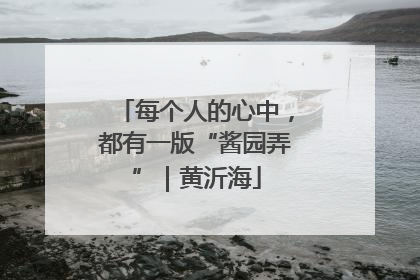 每个人的心中，都有一版“酱园弄”｜黄沂海