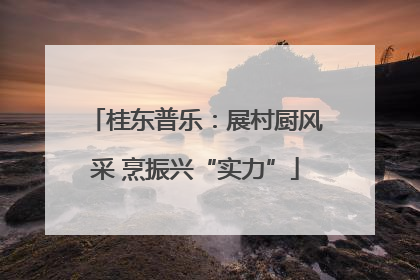 桂东普乐：展村厨风采 烹振兴“实力”