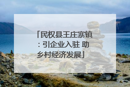 民权县王庄寨镇：引企业入驻 助乡村经济发展