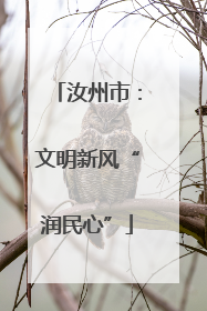 汝州市：文明新风“润民心”