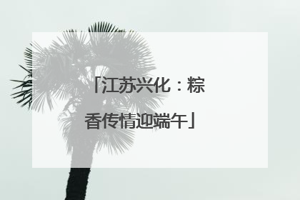 江苏兴化：粽香传情迎端午